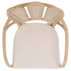 Maki Arm Chair - ACH4904 - White Washed/Ivory - Safavieh