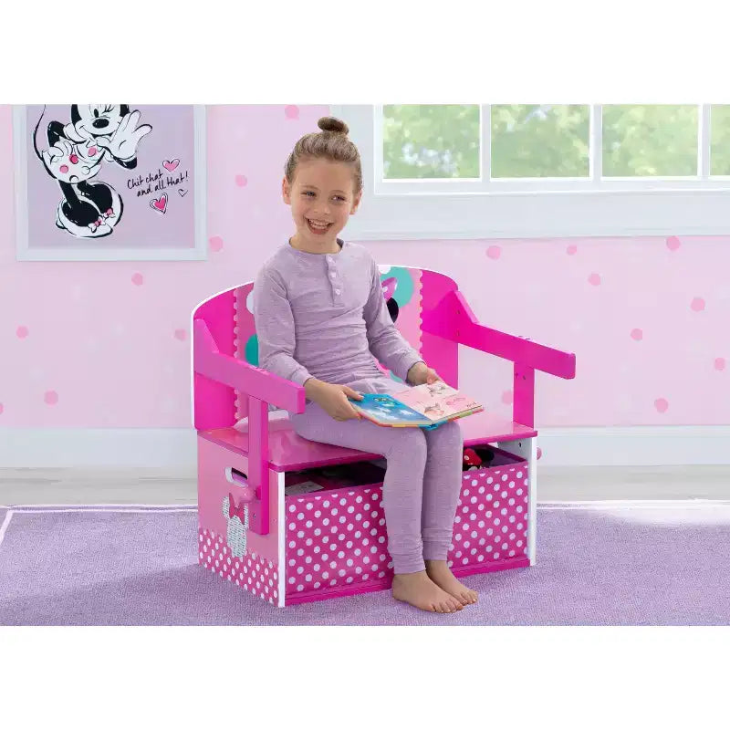 Delta Children Minnie Mouse 3-in-1 Activity Bench