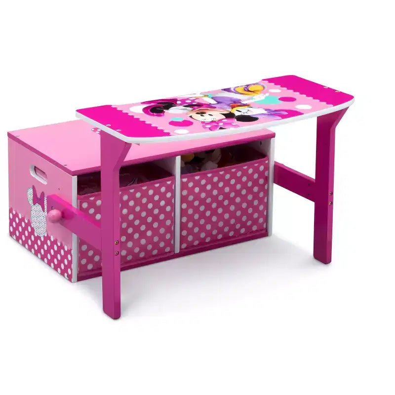 Delta Children Minnie Mouse 3-in-1 Activity Bench