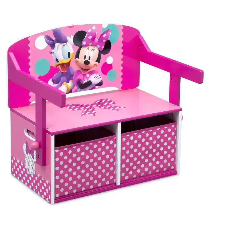 Delta Children Minnie Mouse 3-in-1 Activity Bench