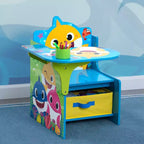 Delta Children Baby Shark Kids Chair Desk with Storage