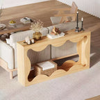 63 Inches Farmhouse Entryway Table,Console Table with Storage,Sofa Table Behind Couch,Narrow Entry Table for Living Room,Hallway, Entrance,Foyer