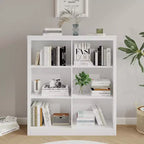 6 Cube Storage Organizer, 3 Tiers Display Shelf, Cubby Bookshelf, Modern Bookcase, Wooden Open Bookshelf for Bedroom, Classroom, Office