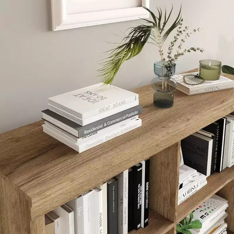 6 Cube Storage Organizer, 3 Tiers Display Shelf, Cubby Bookshelf, Modern Bookcase, Wooden Open Bookshelf for Bedroom, Classroom, Office