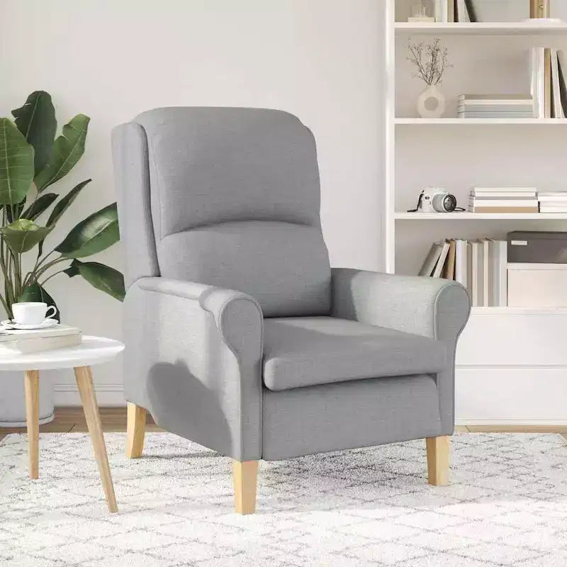 vidaXL armchair Light gray 76 x 94 x 102 cm fabric