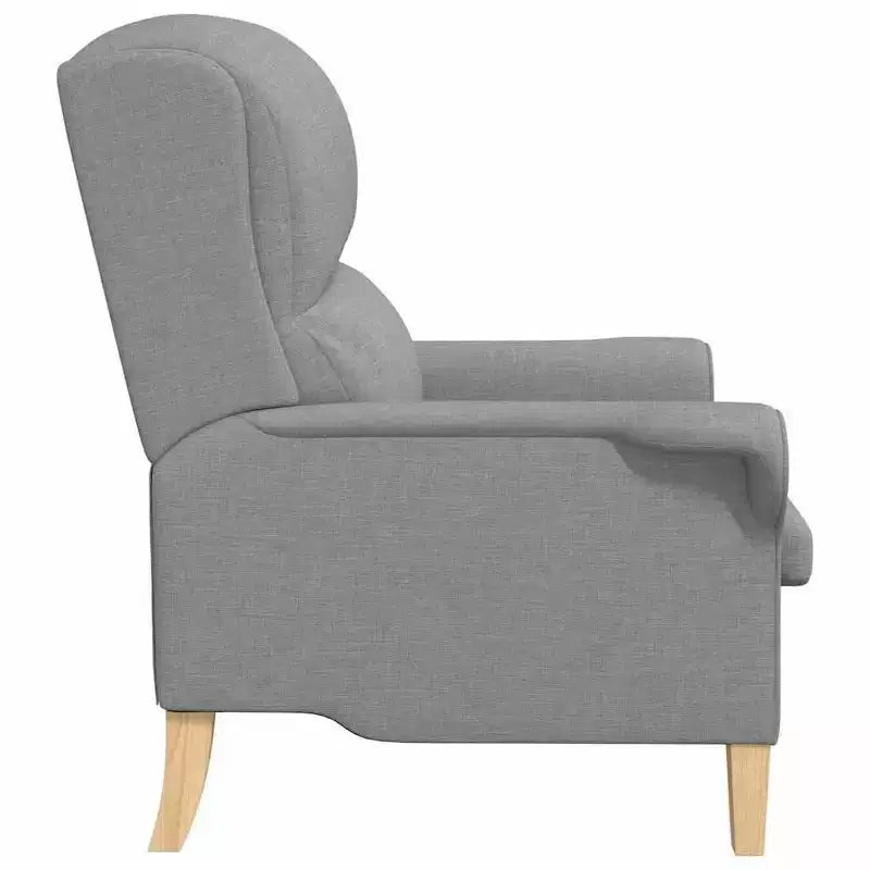 vidaXL armchair Light gray 76 x 94 x 102 cm fabric