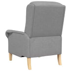 vidaXL armchair Light gray 76 x 94 x 102 cm fabric