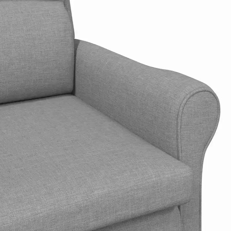 vidaXL armchair Light gray 76 x 94 x 102 cm fabric