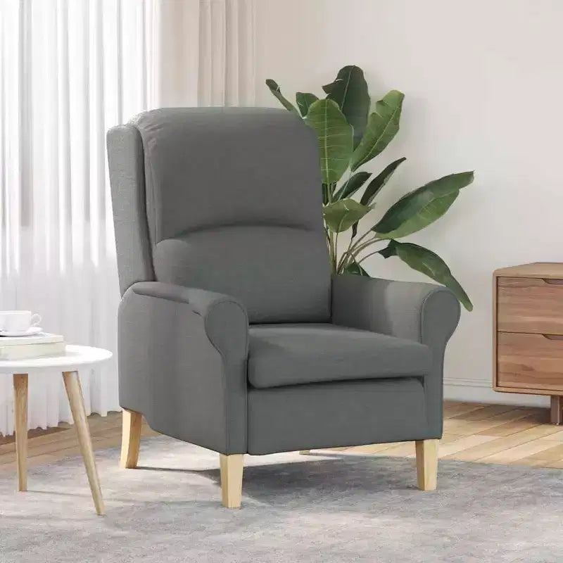 vidaXL armchair Light gray 76 x 94 x 102 cm fabric
