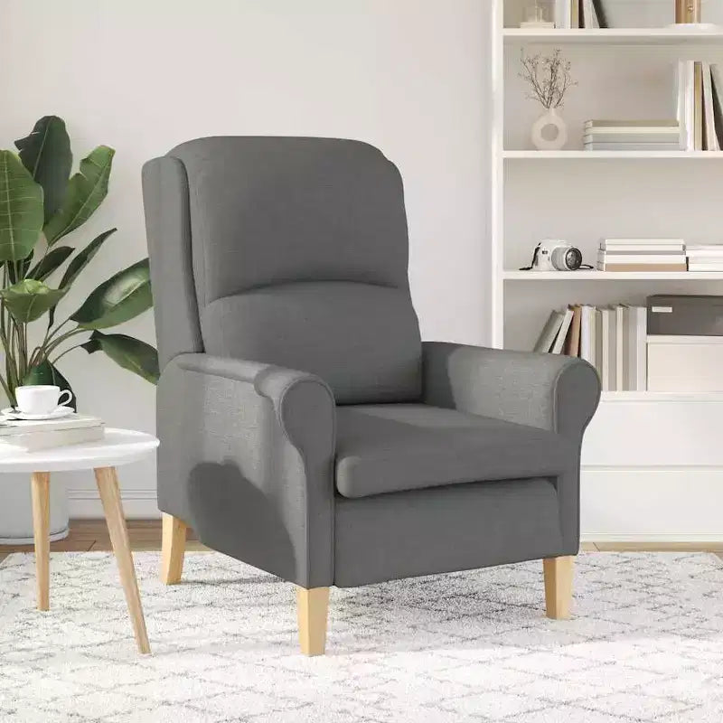 vidaXL armchair Light gray 76 x 94 x 102 cm fabric
