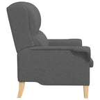 vidaXL armchair Light gray 76 x 94 x 102 cm fabric