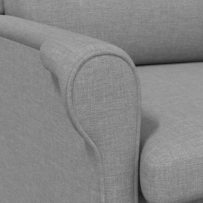 vidaXL armchair Light gray 76 x 94 x 102 cm fabric