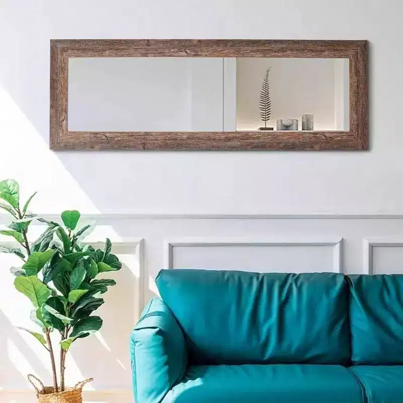 61x22 Farmhouse Full Length Mirror. Rustic Solid Wood Frame, Wall or Lean for Bedroom, Bathroom, Living Room