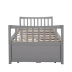 Polibi Full & Twin Daybed with Trundle and Storage Drawers
