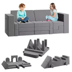 Garvee 22-Piece Modular Kids Sofa, Convertible Foam Couch for Bedroom & Playroom, 2-Seat SofaCreative, Comfy, and Customizable