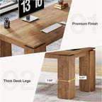 Lantine 86-Inch Two-Person Desk, Modern Double Computer Workstation and Extra Long Table for Home Office