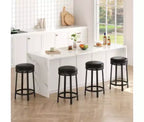 Upholstered Swivel Bar Stools,