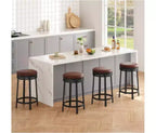 Upholstered Swivel Bar Stools,