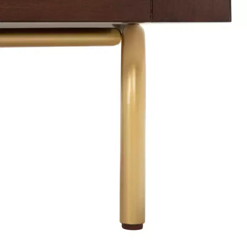 Genevieve 6 Drawer Dresser - DRS5002 - Walnut/White - Safavieh