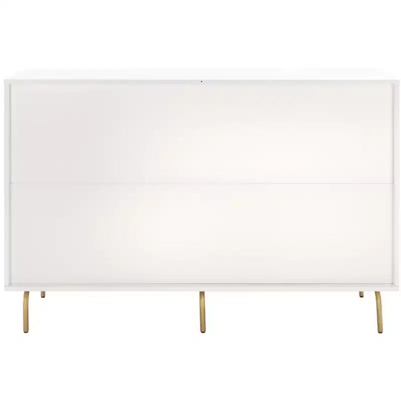 Genevieve 6 Drawer Dresser - DRS5002 - Walnut/White - Safavieh