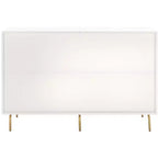 Genevieve 6 Drawer Dresser - DRS5002 - Walnut/White - Safavieh
