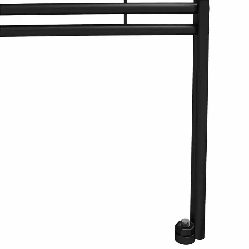 TUYOHW 43.3 Computer Desk,Laminated Engineered Wood Office Desk with Open Shelf,Fluted Glass Desktop,Writing Desk for Home Office,Small Spaces,Black