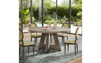 TUYOHW Wood Dining Table with Thickened Tabletop,47 Round Kitchen Table for 4-6,Spacious & Multifunctional Table for Dining Room,Living Room