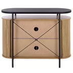 Etka Tambour Doors Compact Sideboard - MED3111 - Safavieh