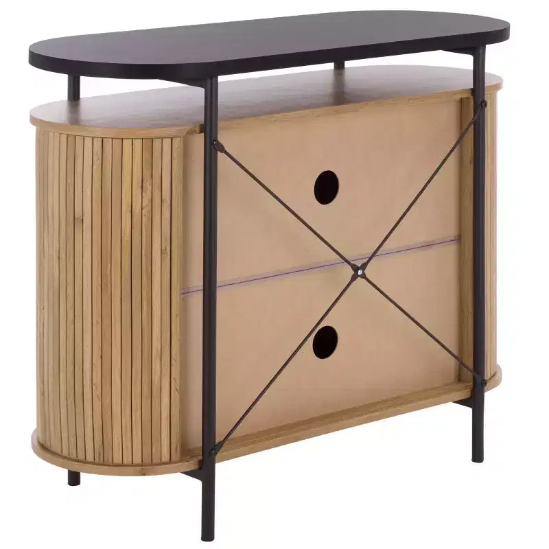 Etka Tambour Doors Compact Sideboard - MED3111 - Safavieh