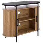 Etka Tambour Doors Compact Sideboard - MED3111 - Safavieh
