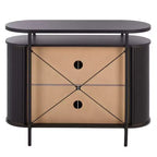Etka Tambour Doors Compact Sideboard - MED3111 - Safavieh