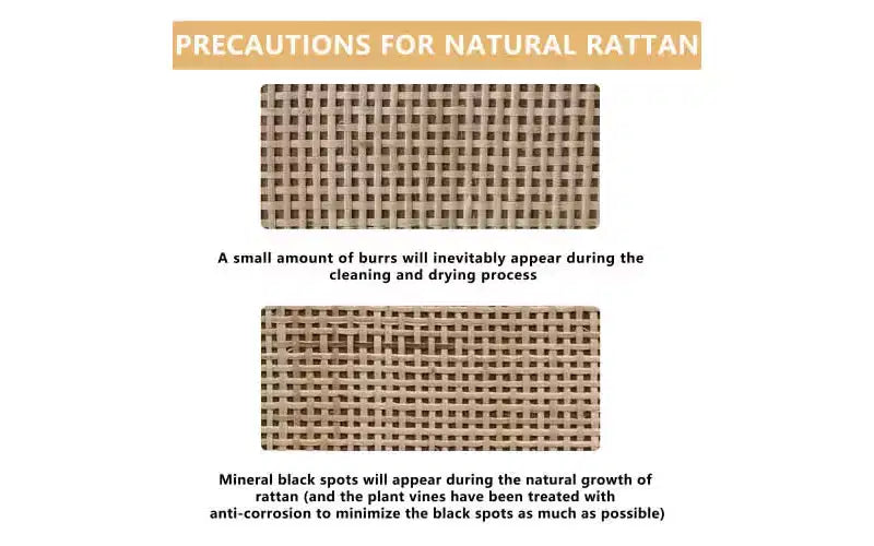 MAYEERTY 59 Rattan Storage Cabinet with 6 Drawers Metal Handle & Wood Legs for Living Room Bedroom White