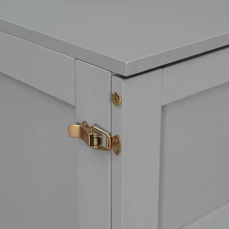 Full Murphy Bed Cabinet Bed, Full Size Murphy Bed with Storage Drawers, Wood Full Wall Bed Rattan Chest Murphy Bed Frame