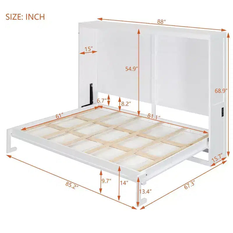 Luxystar Queen Size Murphy Bed for Living Room and Apartment