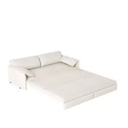 Whisen 3-in-1 Velvet Queen Sleeper Sofa Bed & 66 Queen Pull Out Convertible Sofa Bed, Couch with Side Storage Pockets (Upgraded)