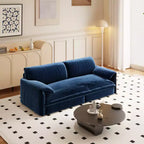 Whisen 3-in-1 Velvet Queen Sleeper Sofa Bed & 66 Queen Pull Out Convertible Sofa Bed, Couch with Side Storage Pockets (Upgraded)