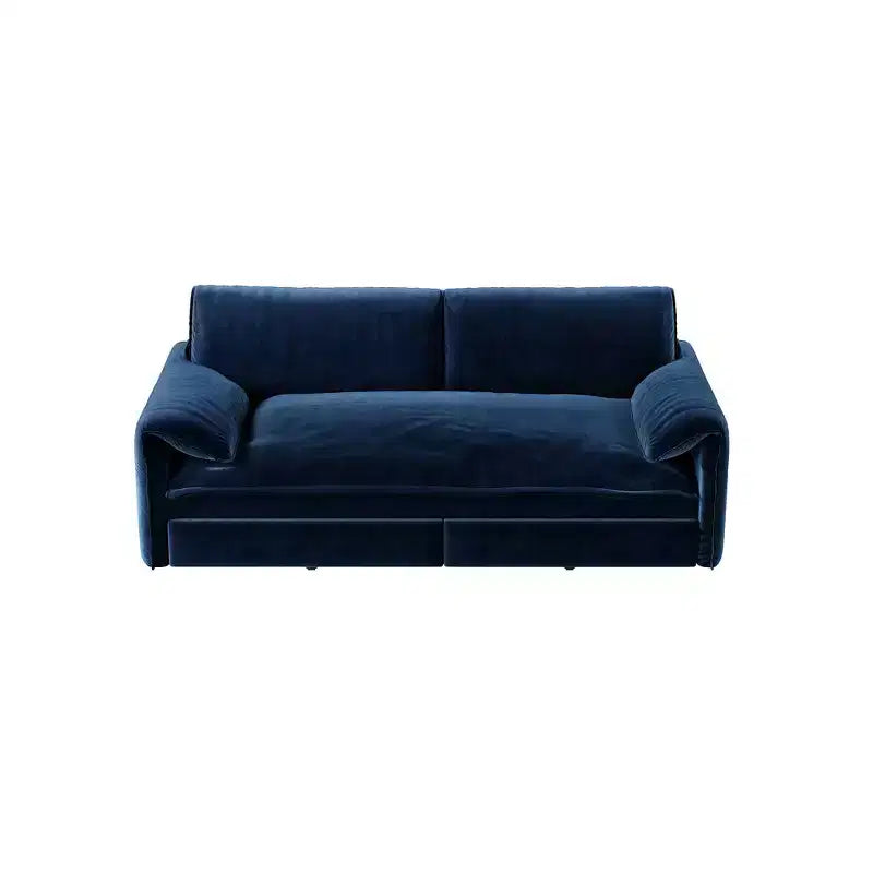 Whisen 3-in-1 Velvet Queen Sleeper Sofa Bed & 66 Queen Pull Out Convertible Sofa Bed, Couch with Side Storage Pockets (Upgraded)