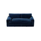 Whisen 3-in-1 Velvet Queen Sleeper Sofa Bed & 66 Queen Pull Out Convertible Sofa Bed, Couch with Side Storage Pockets (Upgraded)