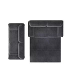 Whisen 3-in-1 Velvet Queen Sleeper Sofa Bed & 66 Queen Pull Out Convertible Sofa Bed, Couch with Side Storage Pockets (Upgraded)