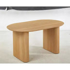Extensible Dining Table with MDF Top and Metal Legs, for Dining Room, Office, or Coffee Table