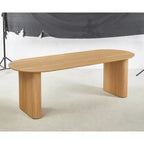 Extensible Dining Table with MDF Top and Metal Legs, for Dining Room, Office, or Coffee Table