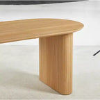 Extensible Dining Table with MDF Top and Metal Legs, for Dining Room, Office, or Coffee Table