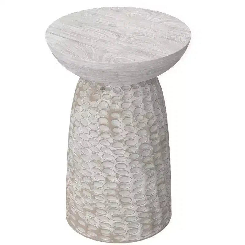Willis 16 inch Wide Solid Mango Contemporary Tall Accent Table, Assembled