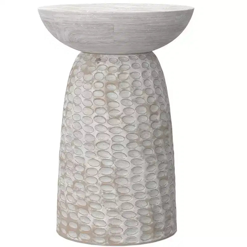 Willis 16 inch Wide Solid Mango Contemporary Tall Accent Table, Assembled