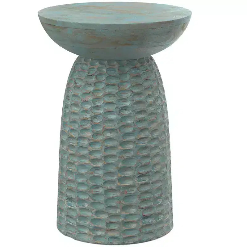 Willis 16 inch Wide Solid Mango Contemporary Tall Accent Table, Assembled