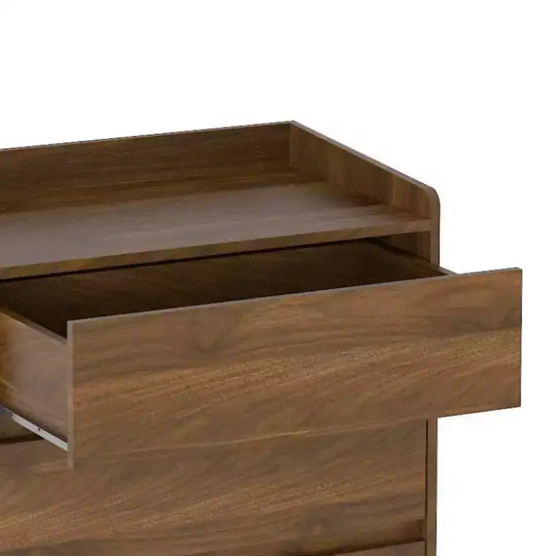 Modern 4 Drawer Dresser for Bedroom, Vertical Dressers with Handle-Free Design, Storage Cabinet for Living Room, Entryway, or Office-Panipeachy