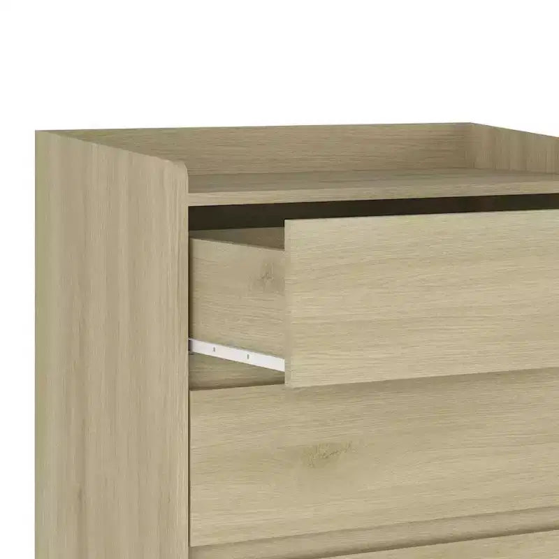 Modern 4 Drawer Dresser for Bedroom, Vertical Dressers with Handle-Free Design, Storage Cabinet for Living Room, Entryway, or Office-Panipeachy