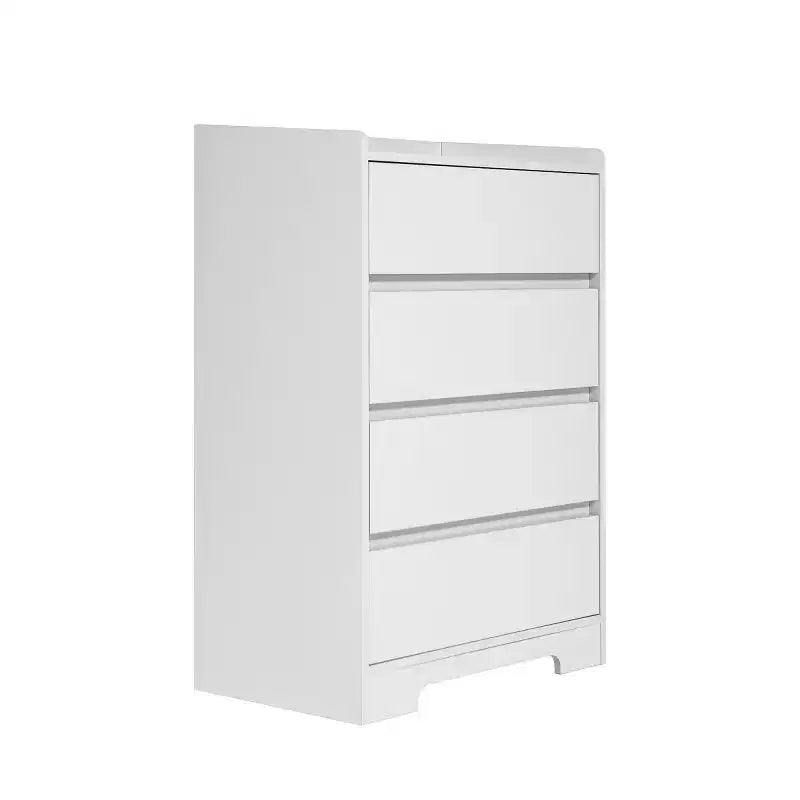 Modern 4 Drawer Dresser for Bedroom, Vertical Dressers with Handle-Free Design, Storage Cabinet for Living Room, Entryway, or Office-Panipeachy