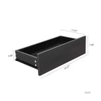Modern 4 Drawer Dresser for Bedroom, Vertical Dressers with Handle-Free Design, Storage Cabinet for Living Room, Entryway, or Office-Panipeachy