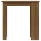 Bar Table with Storage Rack - Modern Design for Dining and Kitchen